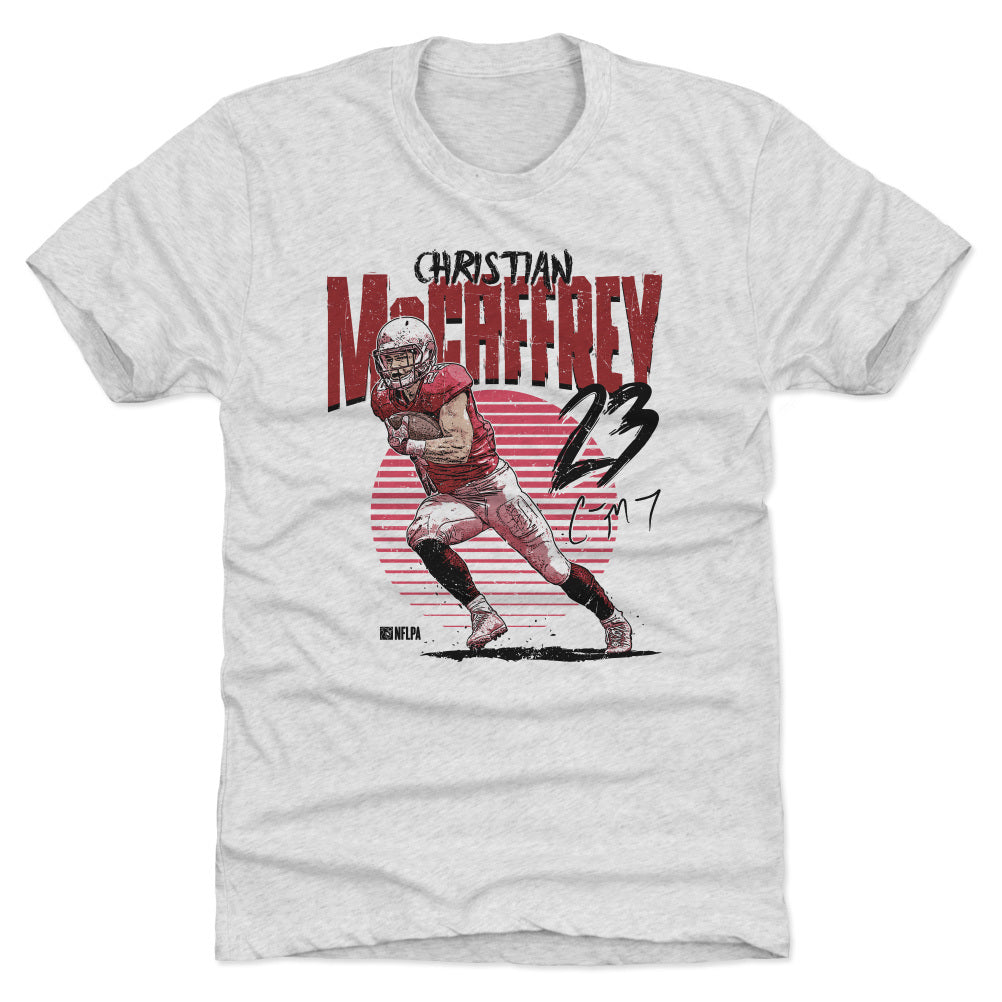 Christian McCaffrey Men&#39;s Premium T-Shirt | 500 LEVEL