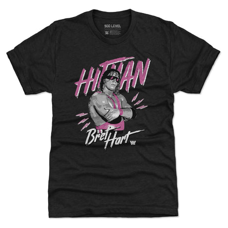 Bret Hart Men's Premium T-Shirt | 500 LEVEL