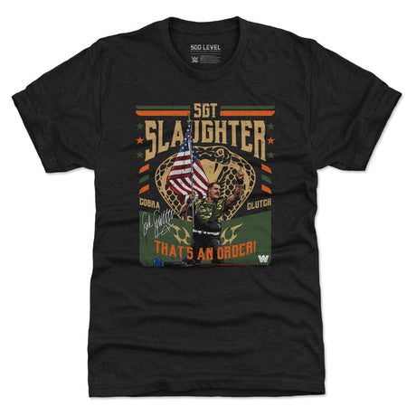 Sgt. Slaughter Men's Premium T-Shirt | 500 LEVEL