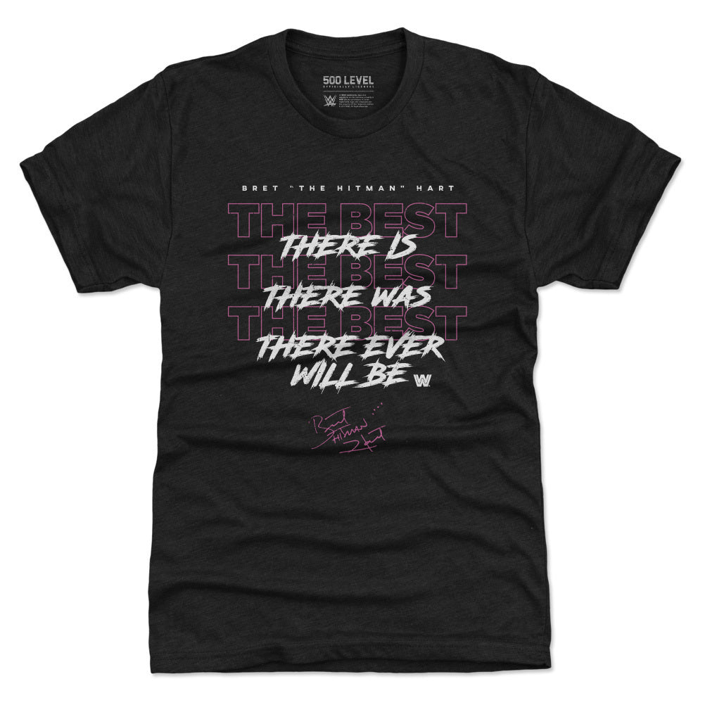 Bret Hart Men's Premium T-Shirt | 500 LEVEL