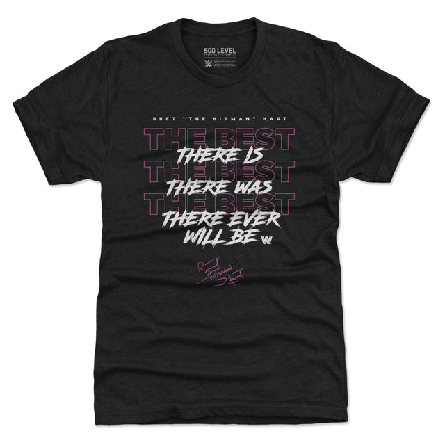 Bret Hart Men's Premium T-Shirt | 500 LEVEL