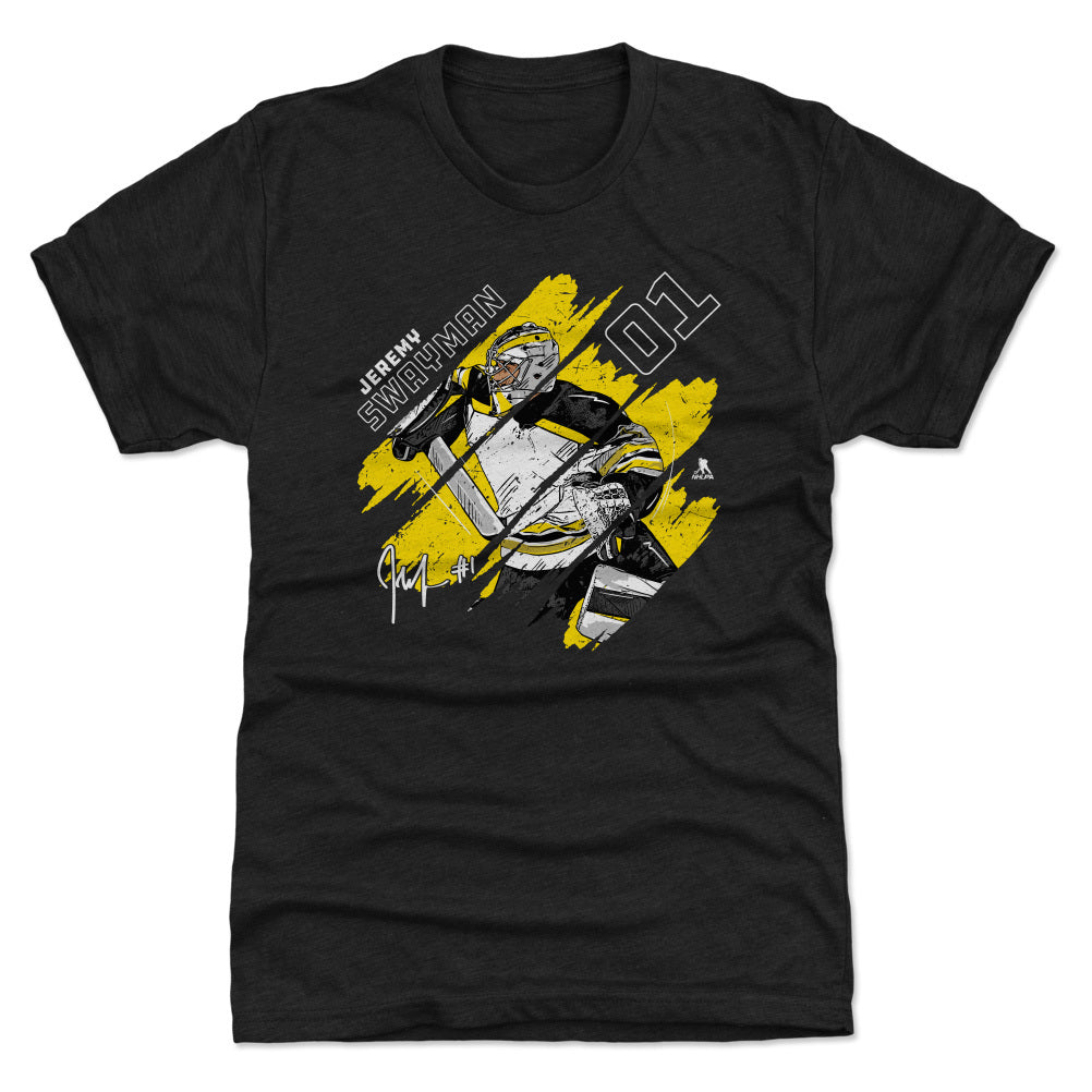 Jeremy Swayman Men&#39;s Premium T-Shirt | 500 LEVEL