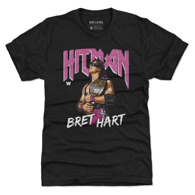 Bret Hart Men's Premium T-Shirt | 500 LEVEL