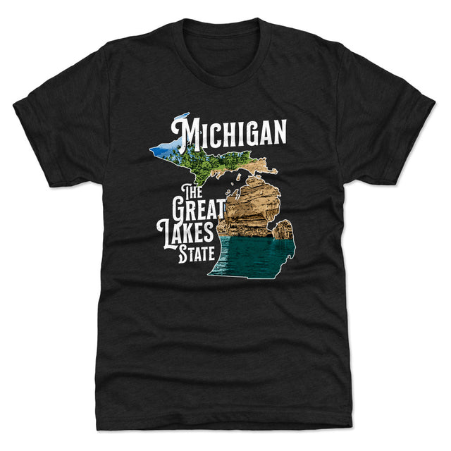 Michigan Men's Premium T-Shirt | 500 LEVEL