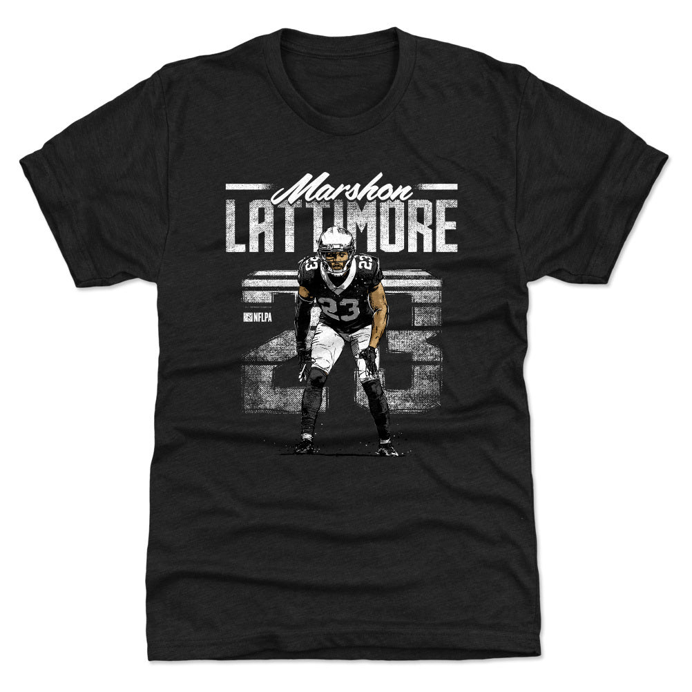 Marshon Lattimore Men&#39;s Premium T-Shirt | 500 LEVEL