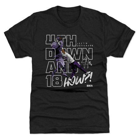 Justin Jefferson Men's Premium T-Shirt | 500 LEVEL