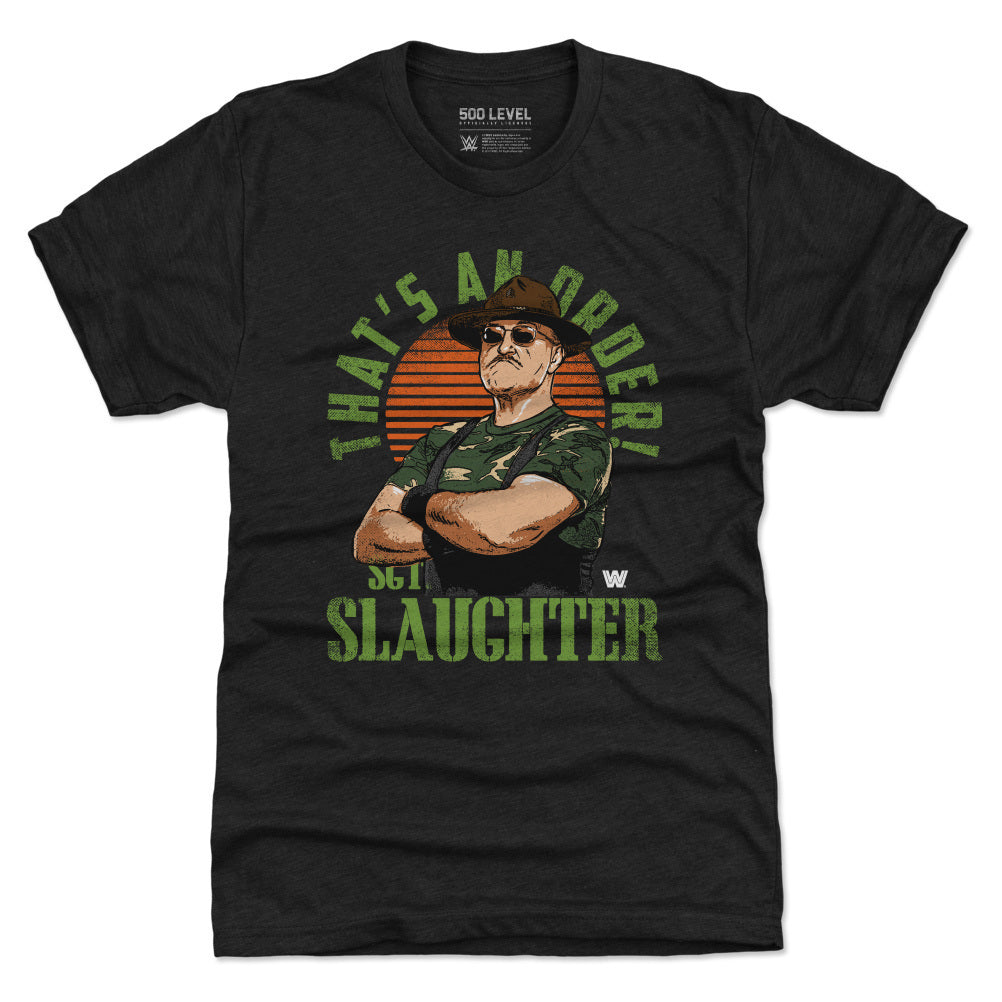 Sgt. Slaughter Men&#39;s Premium T-Shirt | 500 LEVEL