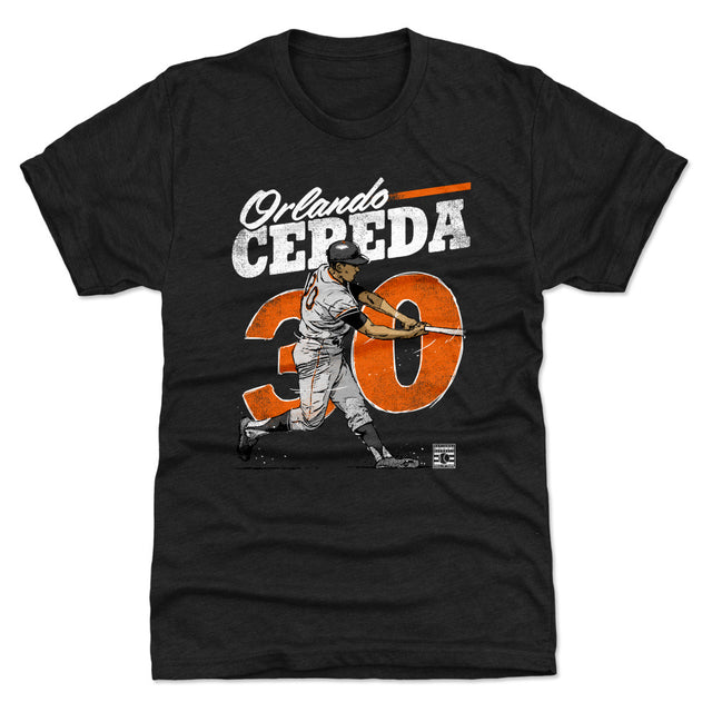 Orlando Cepeda Men's Premium T-Shirt | 500 LEVEL
