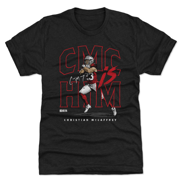 Christian McCaffrey Men's Premium T-Shirt | 500 LEVEL
