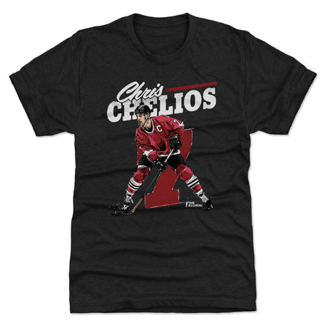Chris Chelios Men's Premium T-Shirt | 500 LEVEL