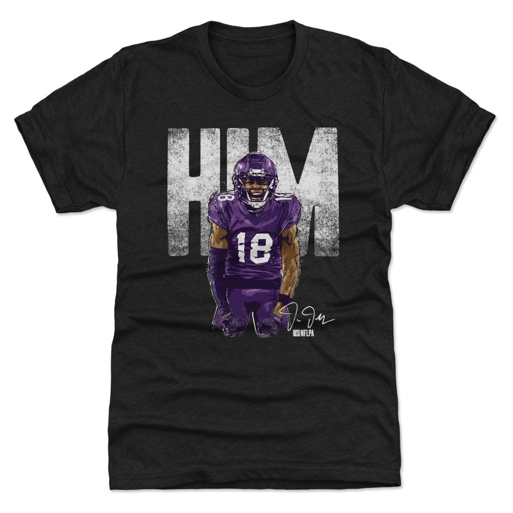 Justin Jefferson Minnesota Him Bold Men's Premium T-Shirt – 500 LEVEL