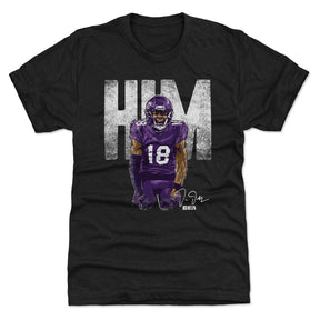 Justin Jefferson Men's Premium T-Shirt | 500 LEVEL