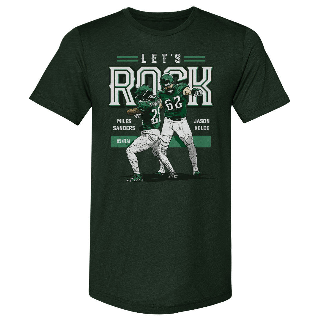 Miles Sanders Men's Premium T-Shirt | 500 LEVEL