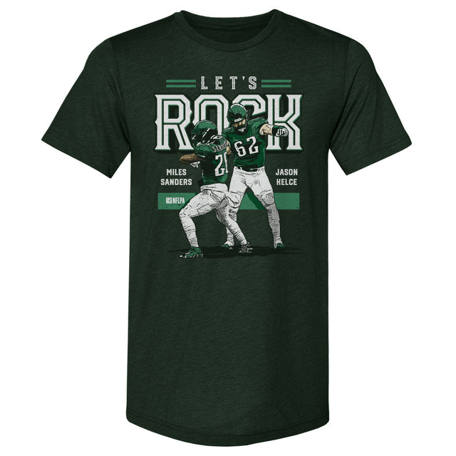 Miles Sanders Men's Premium T-Shirt | 500 LEVEL