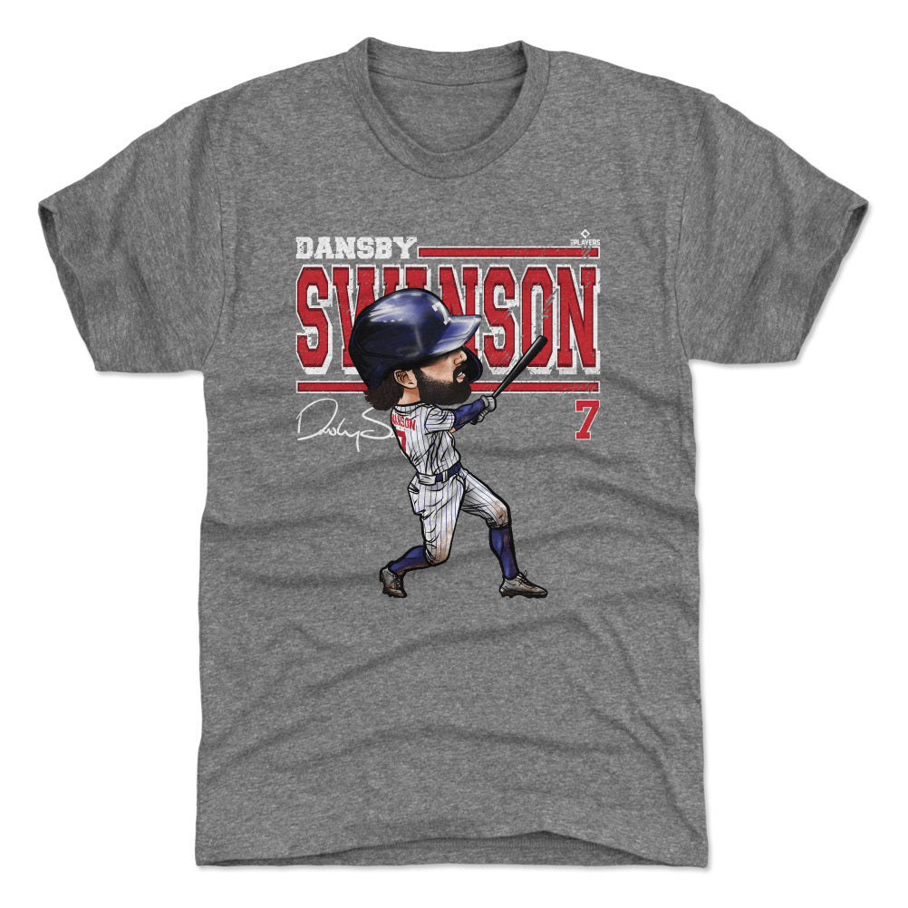 Dansby Swanson Men&#39;s Premium T-Shirt | 500 LEVEL