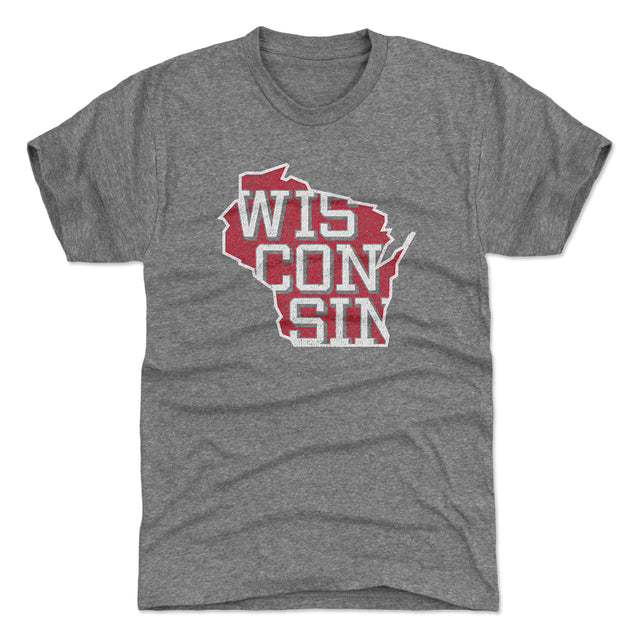 Wisconsin Men's Premium T-Shirt | 500 LEVEL