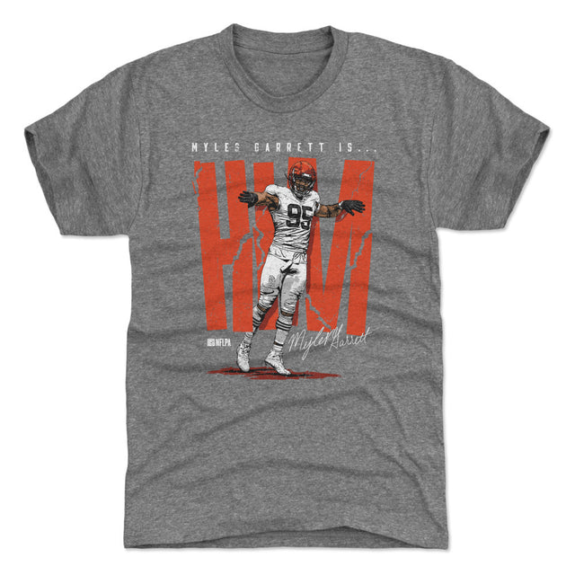 Myles Garrett Men's Premium T-Shirt | 500 LEVEL