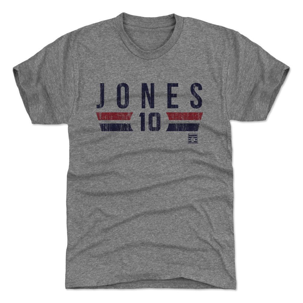 Chipper Jones Men's Premium T-Shirt - Tri Gray - Atlanta | 500 Level