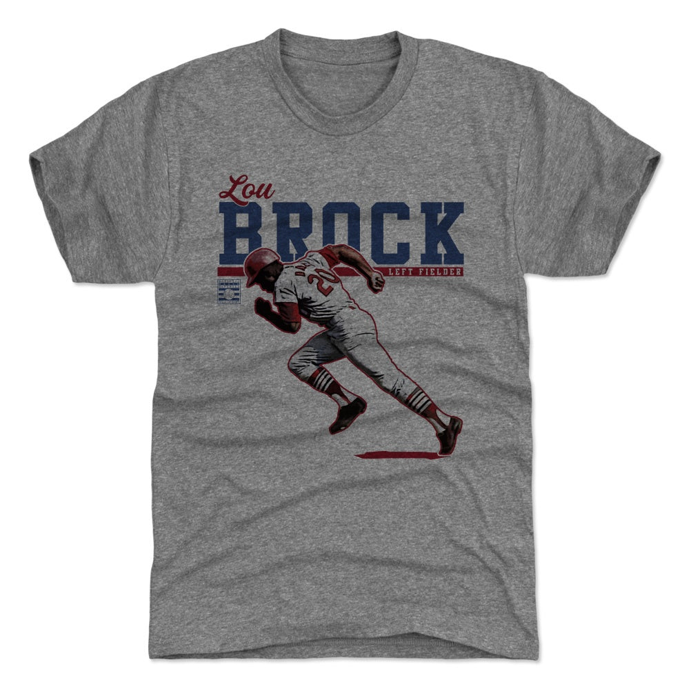Lou Brock Men&#39;s Premium T-Shirt | 500 LEVEL