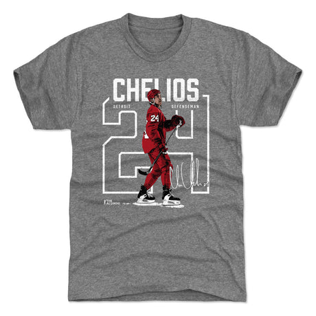 Chris Chelios Men's Premium T-Shirt | 500 LEVEL