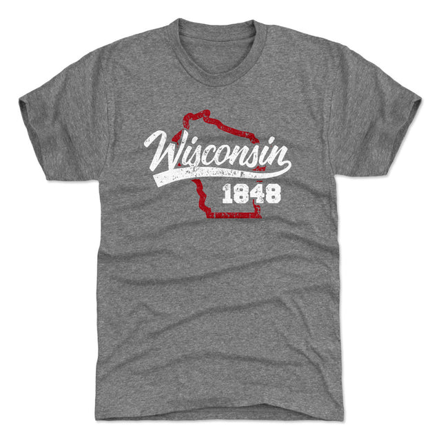 Wisconsin Men's Premium T-Shirt | 500 LEVEL