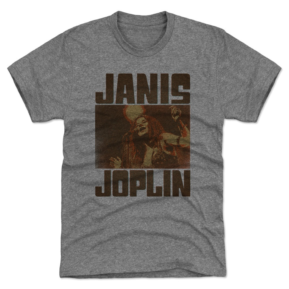 Janis Joplin Men&#39;s Premium T-Shirt | 500 LEVEL