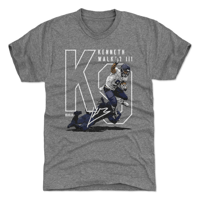 Kenneth Walker III Men's Premium T-Shirt | 500 LEVEL