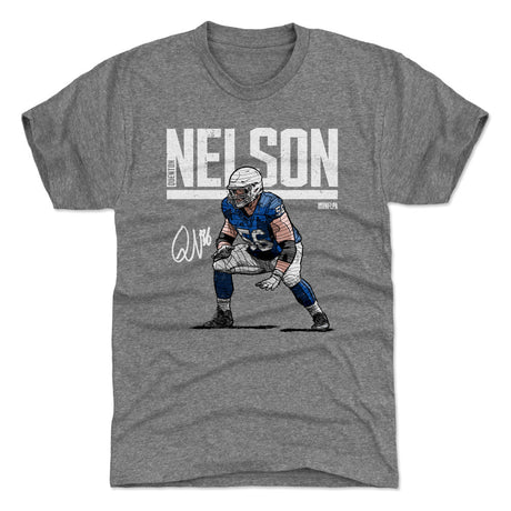 Quenton Nelson Men's Premium T-Shirt | 500 LEVEL