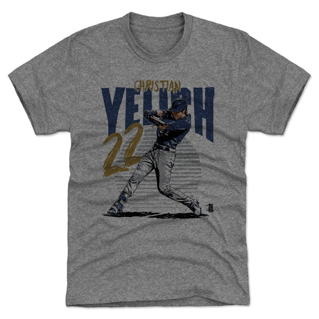 Christian Yelich Men's Premium T-Shirt | 500 LEVEL