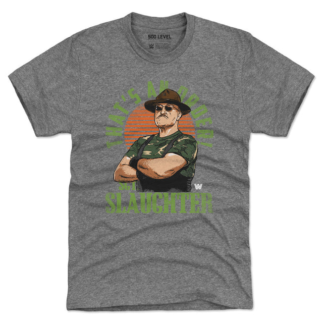Sgt. Slaughter Men's Premium T-Shirt | 500 LEVEL