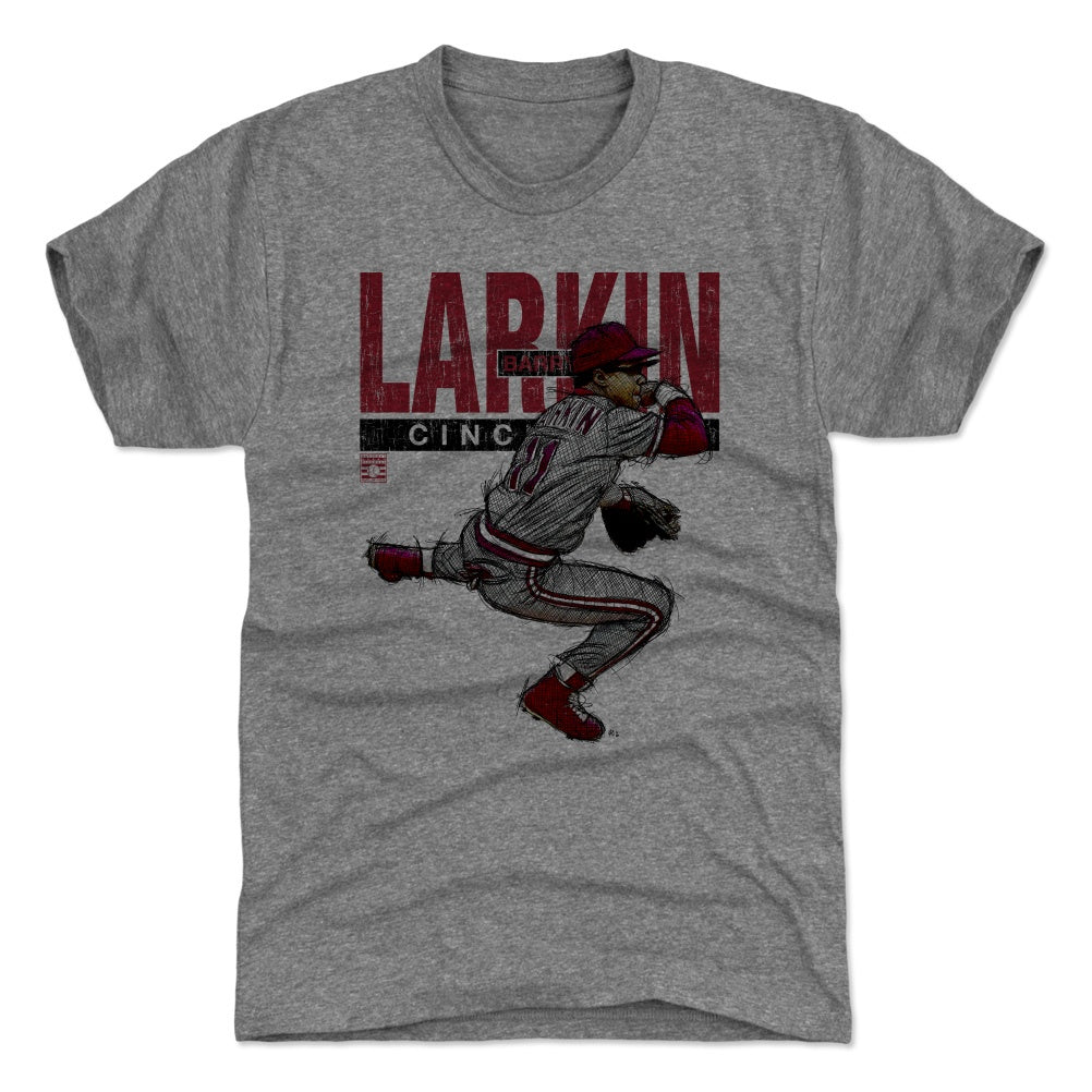 Barry Larkin Men&#39;s Premium T-Shirt | 500 LEVEL
