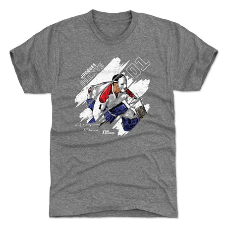 Jacques Plante Men's Premium T-Shirt | 500 LEVEL