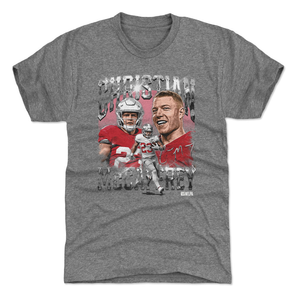 Christian McCaffrey Men&#39;s Premium T-Shirt | 500 LEVEL