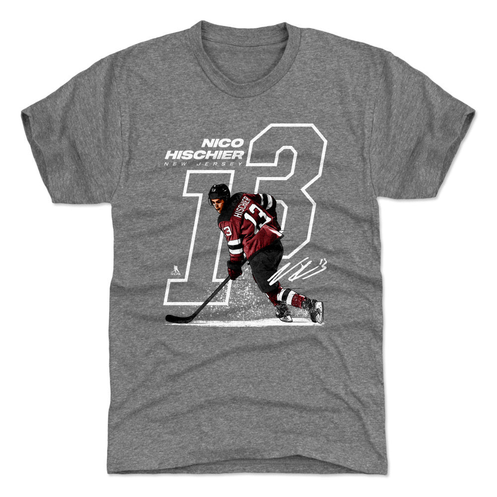 Nico Hischier Men's Premium T-Shirt | 500 LEVEL