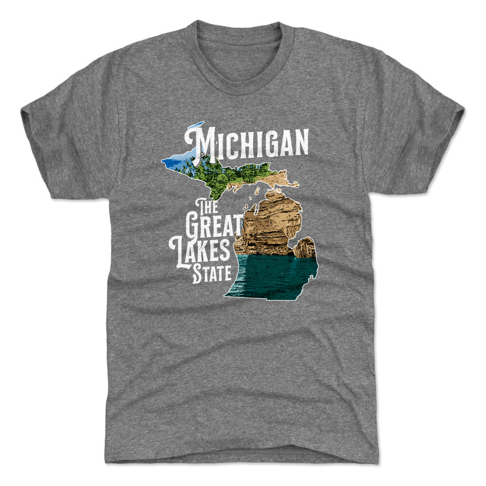 Michigan Men's Premium T-Shirt | 500 LEVEL