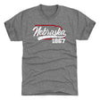 Nebraska Men's Premium T-Shirt | 500 LEVEL