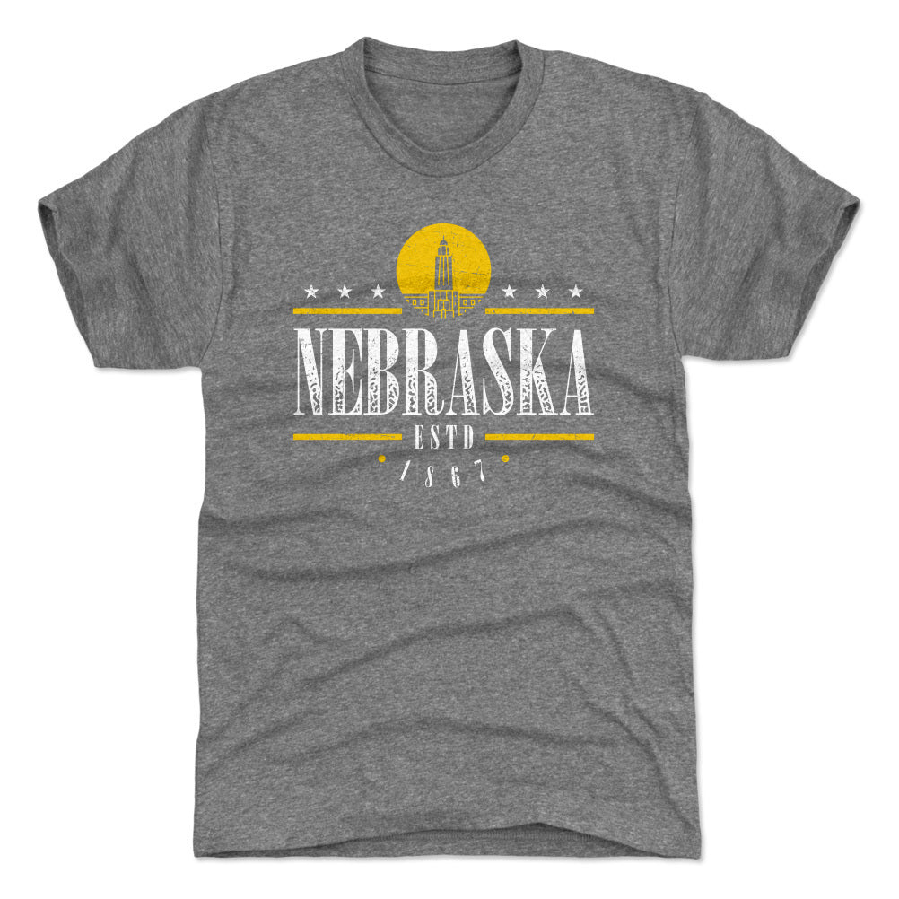 Nebraska Men's Premium T-Shirt | 500 LEVEL