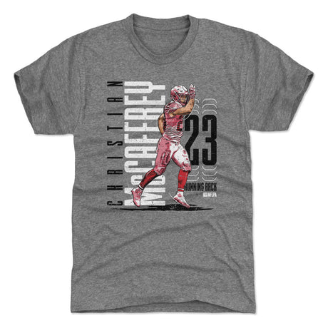 Christian McCaffrey Men's Premium T-Shirt | 500 LEVEL
