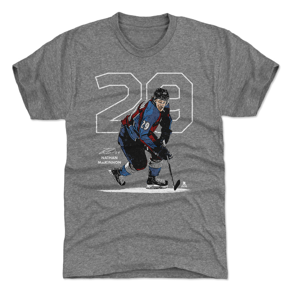 Nathan MacKinnon Men's Premium T-Shirt | 500 LEVEL