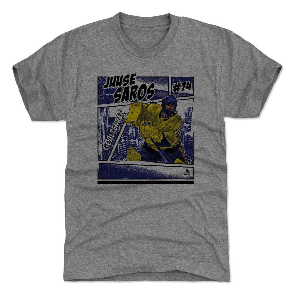 Juuse Saros Men&#39;s Premium T-Shirt | 500 LEVEL