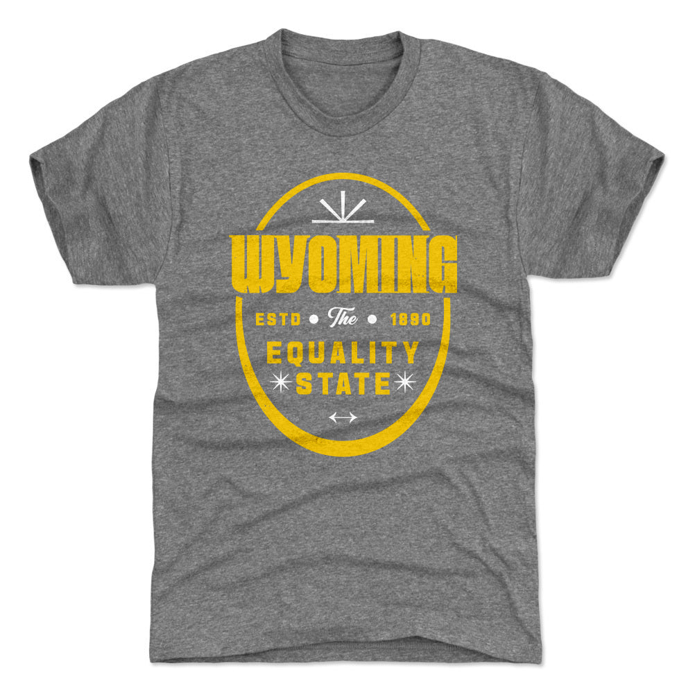 Wyoming Men's Premium T-Shirt | 500 LEVEL