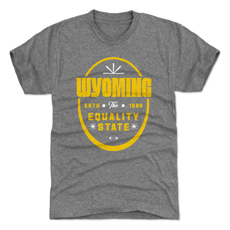 Wyoming Men's Premium T-Shirt | 500 LEVEL