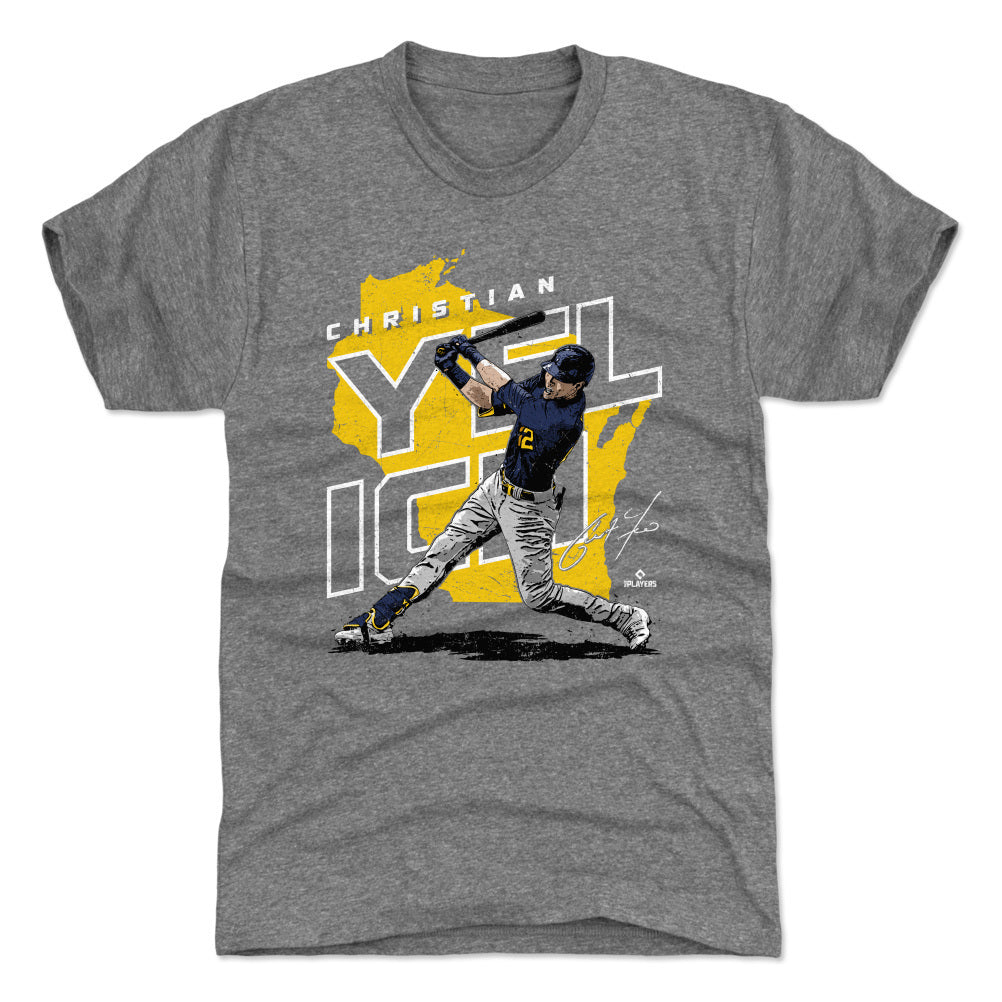 Christian Yelich Men's Premium T-Shirt | 500 LEVEL