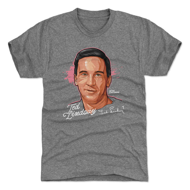 Ted Lindsay Men's Premium T-Shirt | 500 LEVEL