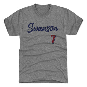 Dansby Swanson Men's Premium T-Shirt | 500 LEVEL
