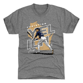 Christian Yelich Men's Premium T-Shirt | 500 LEVEL