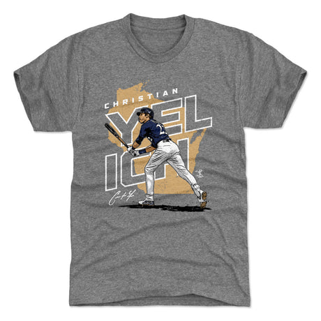 Christian Yelich Men's Premium T-Shirt | 500 LEVEL