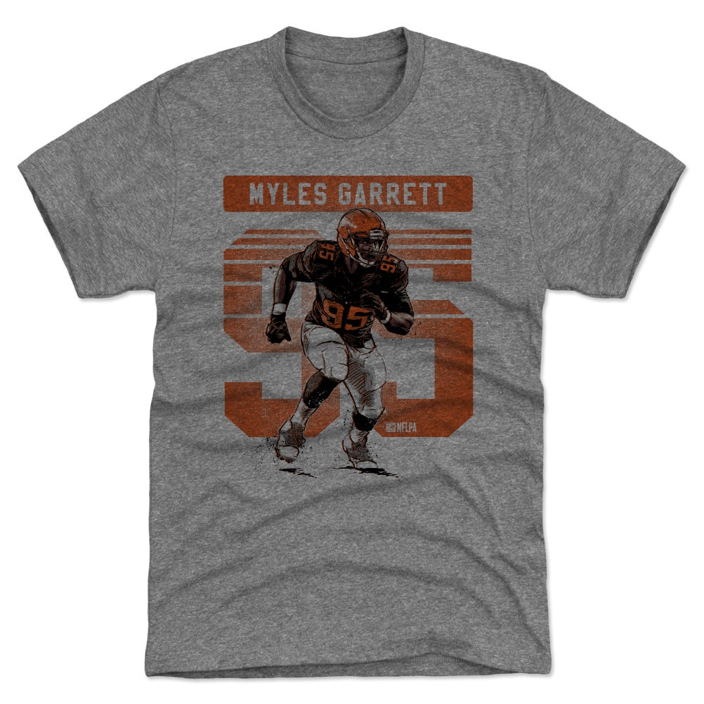 Myles Garrett Men&#39;s Premium T-Shirt | 500 LEVEL