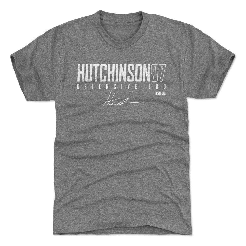 Aidan Hutchinson Men's Premium T-Shirt | 500 LEVEL