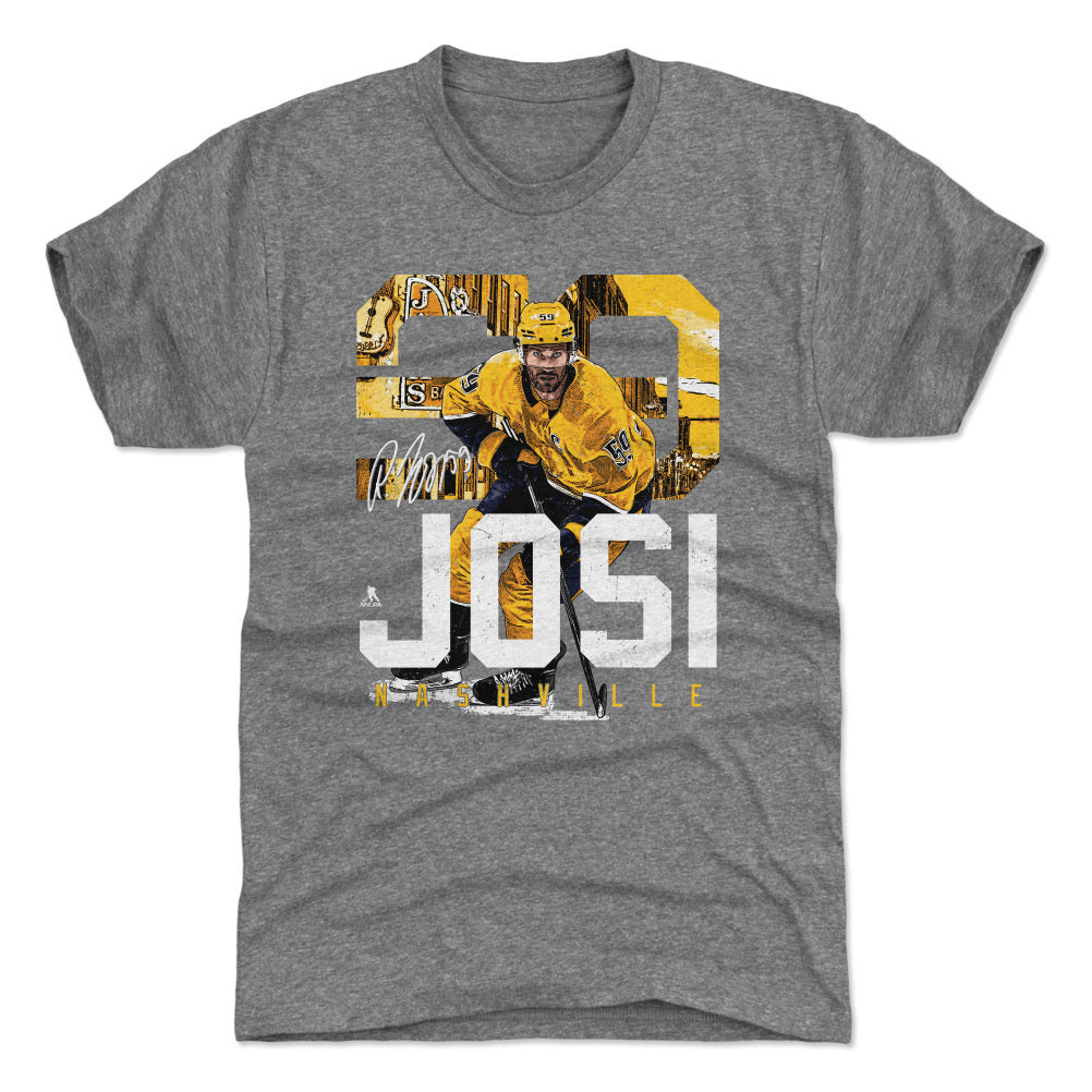 Nashville Predators Global Series Roman Josi Player Name & Number T-Shirt